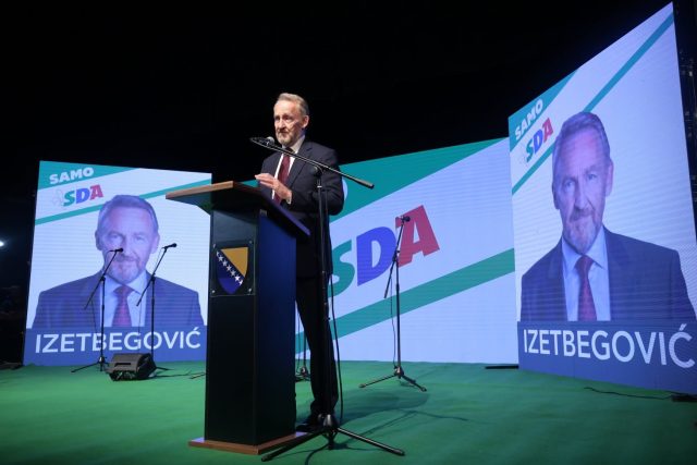 Izetbegović u Brčkom najavio pobjedu SDA i kritikovao aktuelnu vlast